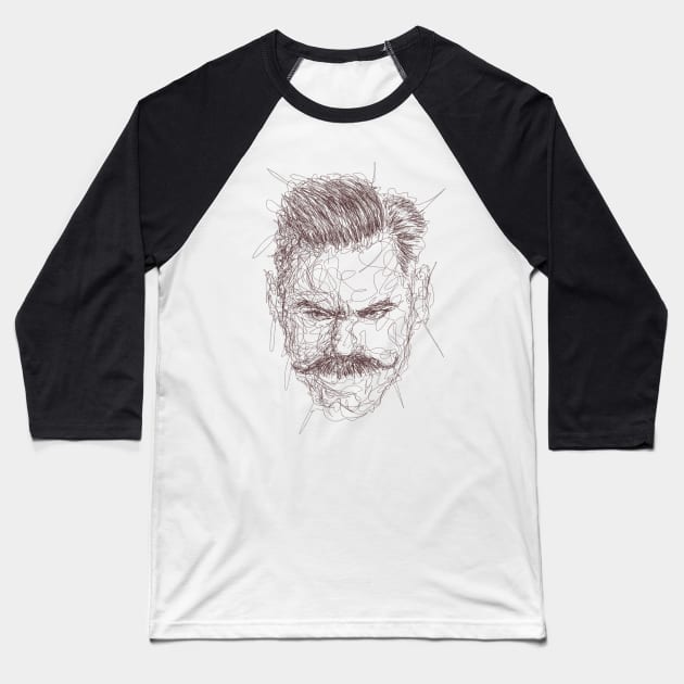 Sonic Jim CaRrey Baseball T-Shirt by PNKid